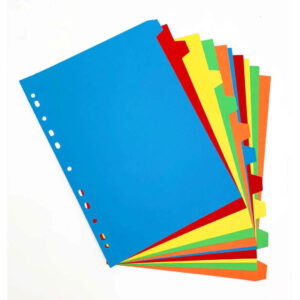 plastic paper file separator