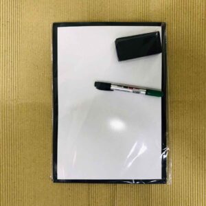 white board for kids with marker and duster